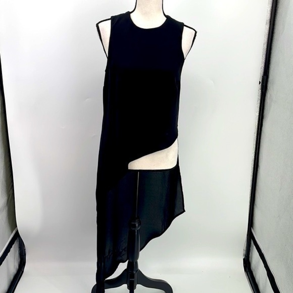 UEC Marciano black high-low hem tunic in XS